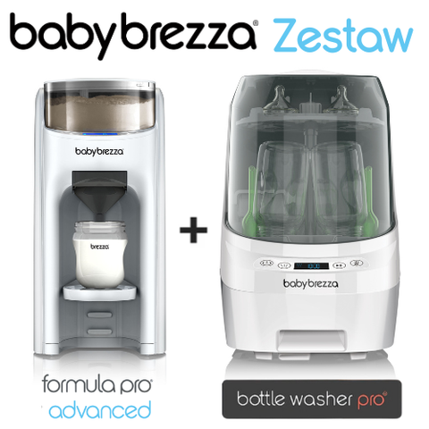 ZESTAW 2w1: Ekspres do mleka Formula Pro Advanced + Bottle Washer Pro All White