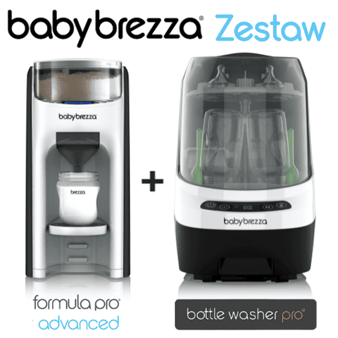 ZESTAW 2w1: Ekspres do mleka Formula Pro Advanced + Bottle Washer Pro Black&White