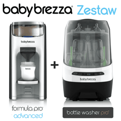 ZESTAW 2w1: Ekspres do mleka Formula Pro Advanced + Bottle Washer Pro Black&White