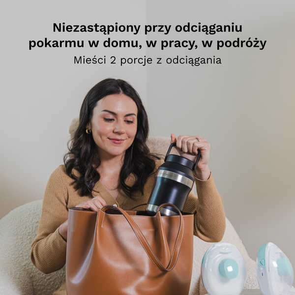Przenośny cooler na mleko mamy 300ml - product thumbnail