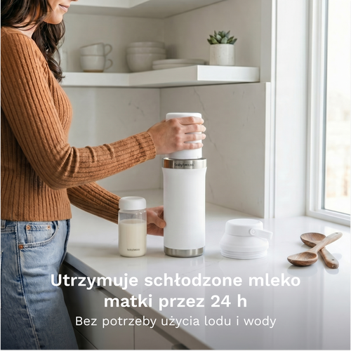 Baby Brezza Pojemnik chłodzący do mleka Mamy Warm White 600ml - product thumbnail