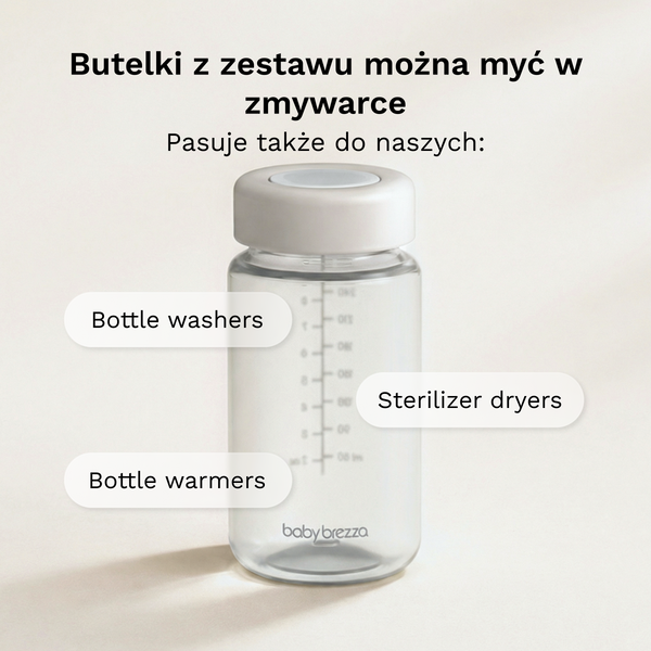 Baby Brezza Pojemnik chłodzący do mleka Mamy Warm White 600ml - product thumbnail