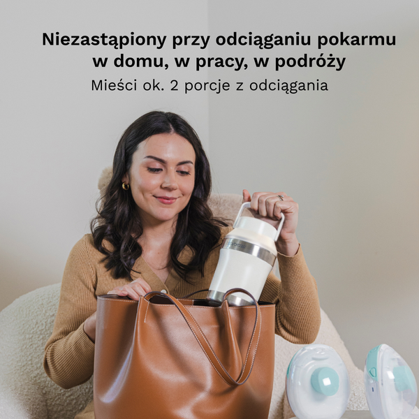 Przenośny cooler na mleko mamy 300ml - product thumbnail