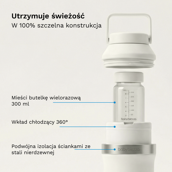 Przenośny cooler na mleko mamy 300ml - product thumbnail