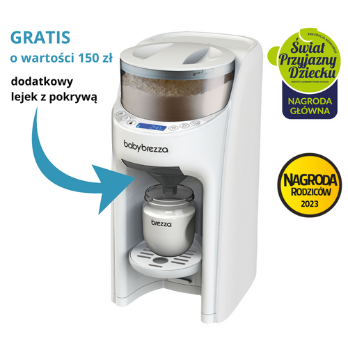 Ekspres do mleka Baby Brezza Formula Pro Advanced All White + GRATIS lejek + pokrywa - product thumbnail