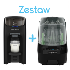 ZESTAW 2w1: Ekspres do mleka Formula Pro Advanced + Bottle Washer Pro All Black