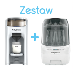 ZESTAW 2w1: Ekspres do mleka Formula Pro Advanced + Bottle Washer Pro All White